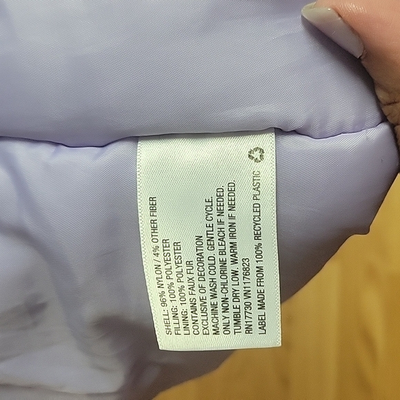 Cat & Jack Girls Medium winter jacket EUC - Picture 5 of 9